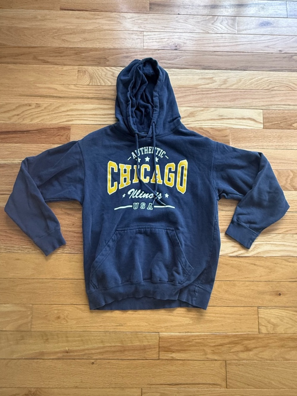 Chicago Graphic Hooded Sweatshirt - Navy